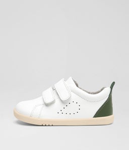IW GRASS COURT BQ WHITE WHITE FOREST LEATHER