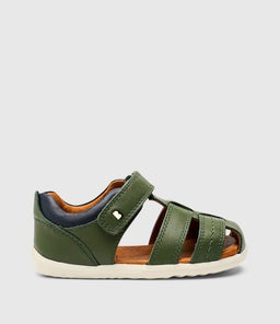 SU ROAM BQ FOREST NAVY LEATHER CANVAS