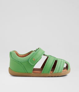 Su Roam Infant Retro Green Leather Sandals Su Roam Infant Retro Green Leather Sandals