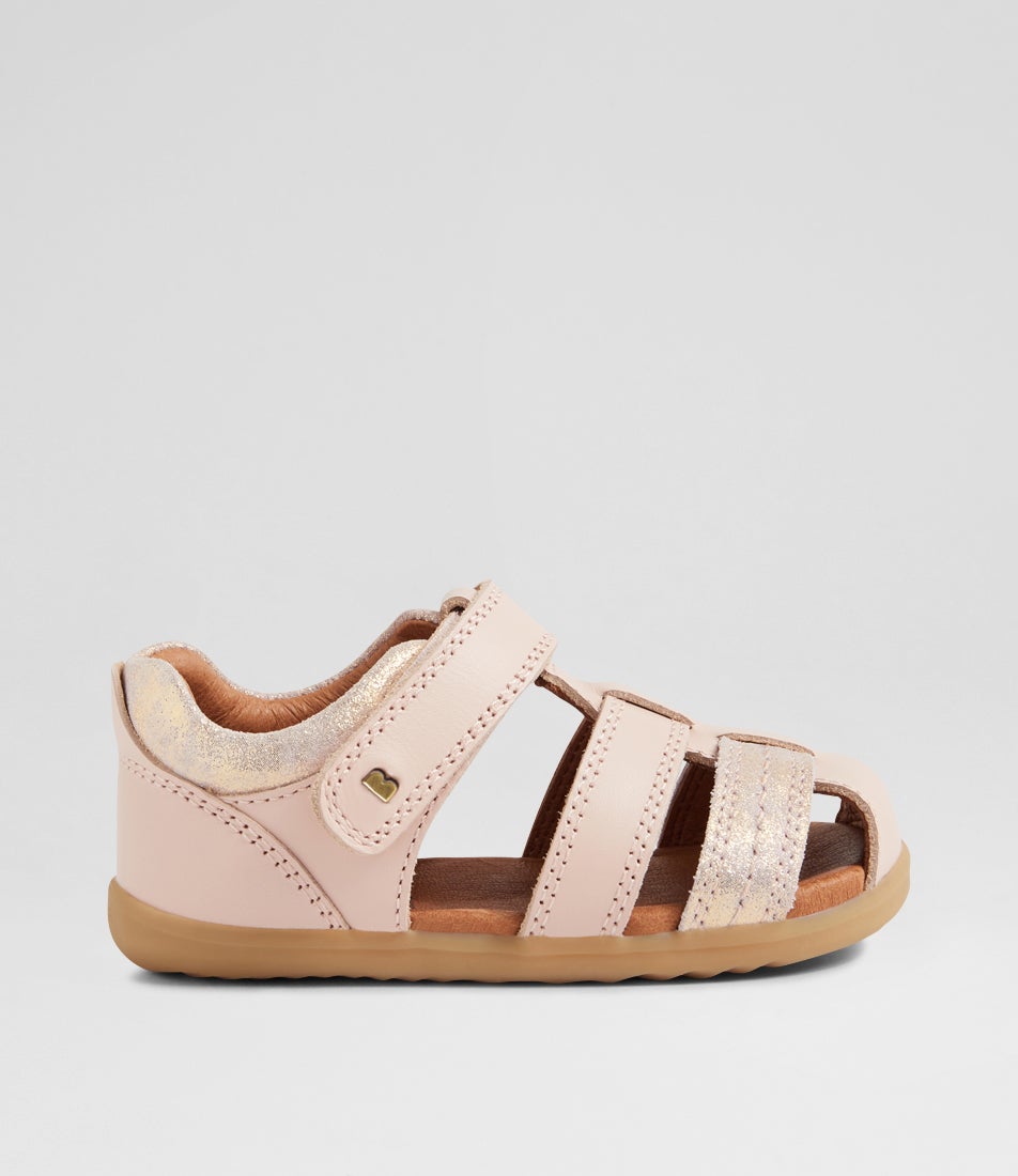 Su Roam Infant Cameo Rose Leather Sandals Su Roam Infant Cameo Rose Leather Sandals