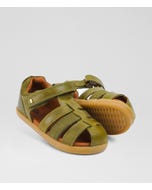 Roam Tot Olive Leather Sandals