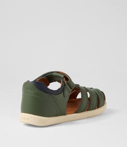 IW ROAM BQ FOREST NAVY LEATHER CANVAS