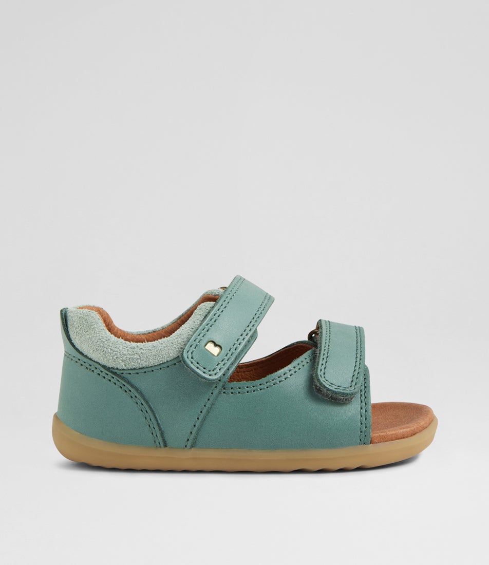 Su Driftwood Infant Iceberg Green Leather Sandals Su Driftwood Infant Iceberg Green Leather Sandals