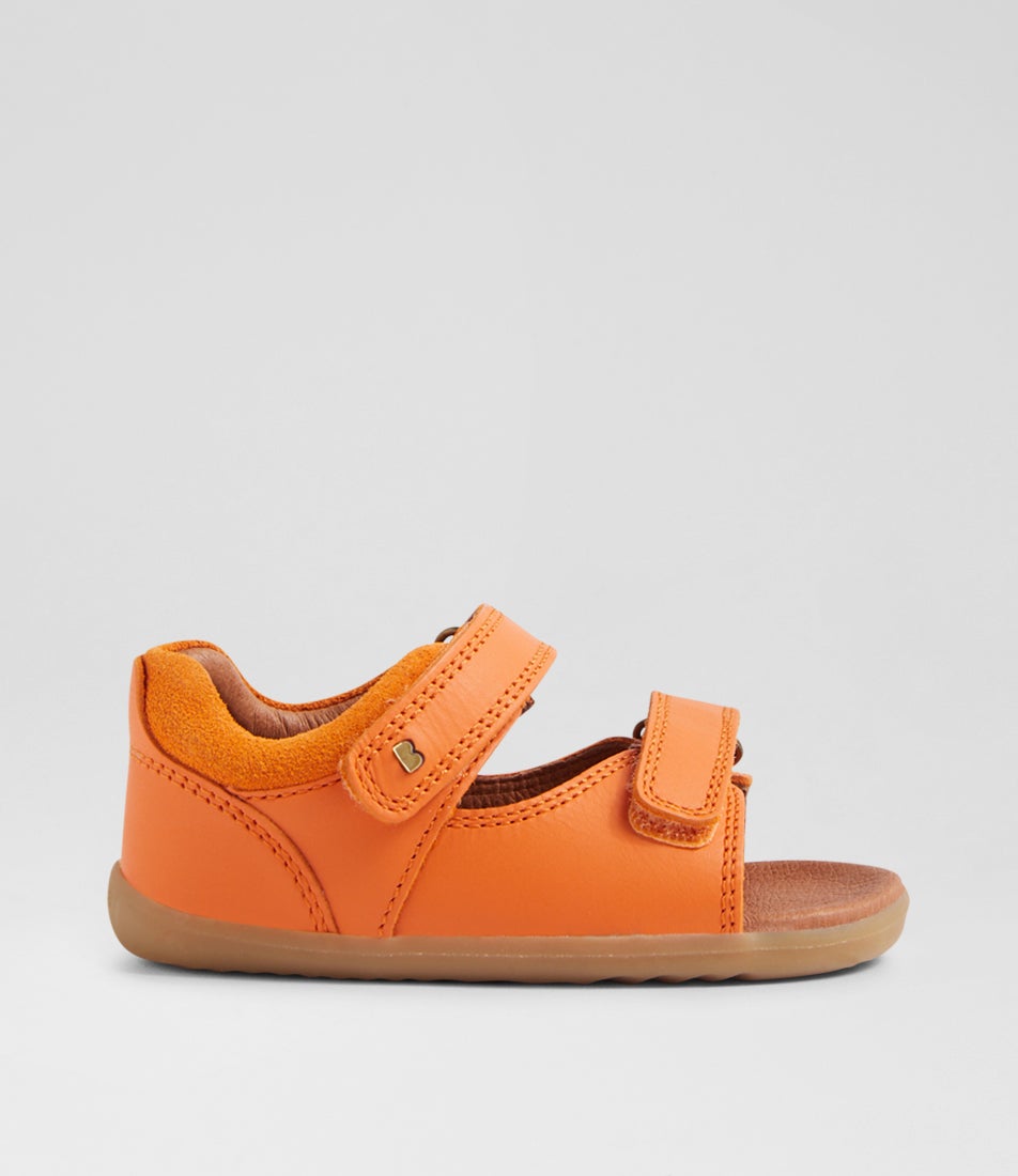 Su Driftwood Infant Orange Peel Leather Sandals Su Driftwood Infant Orange Peel Leather Sandals