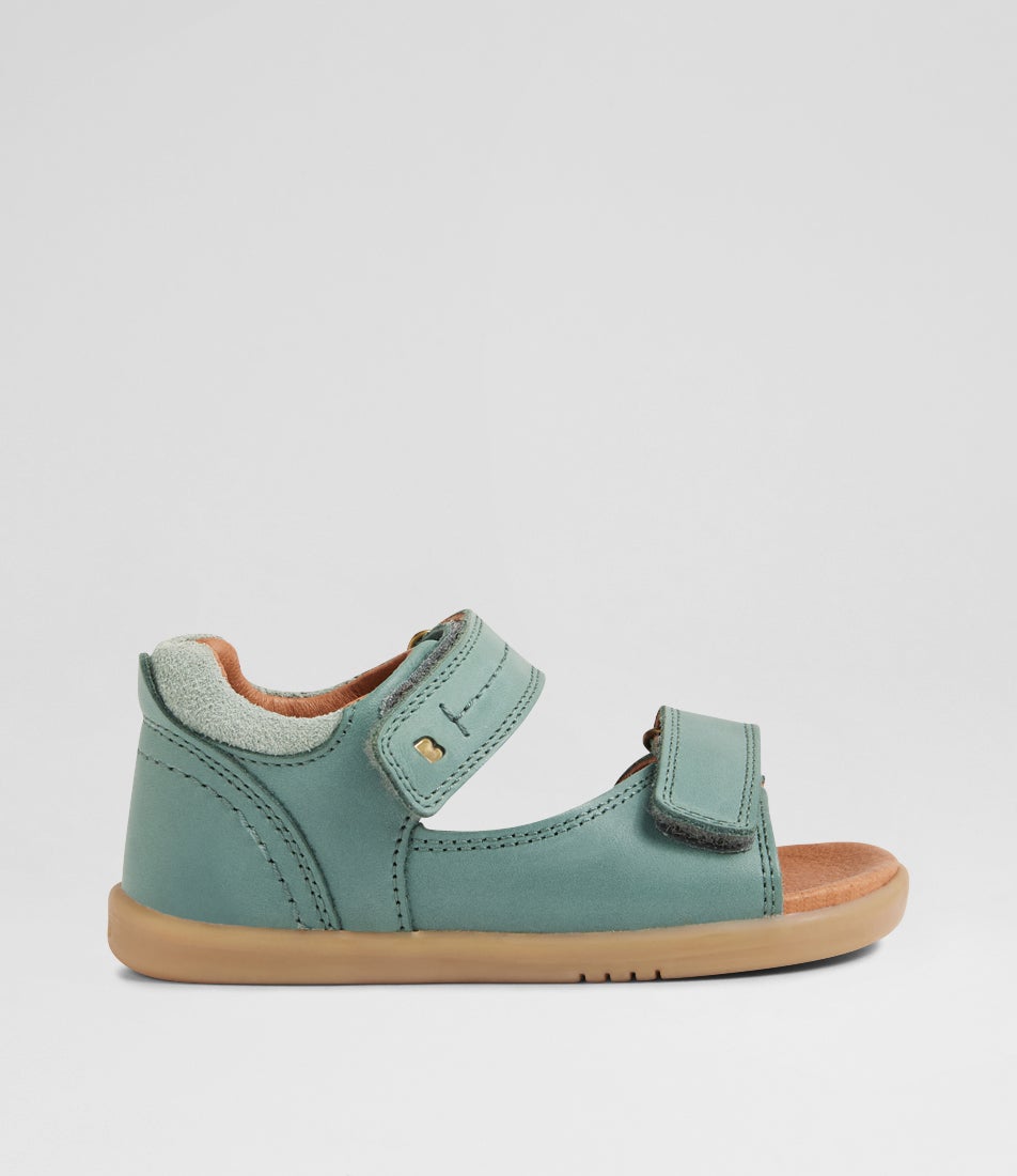 Iw Driftwood Toddler Iceberg Green Leather Sandals