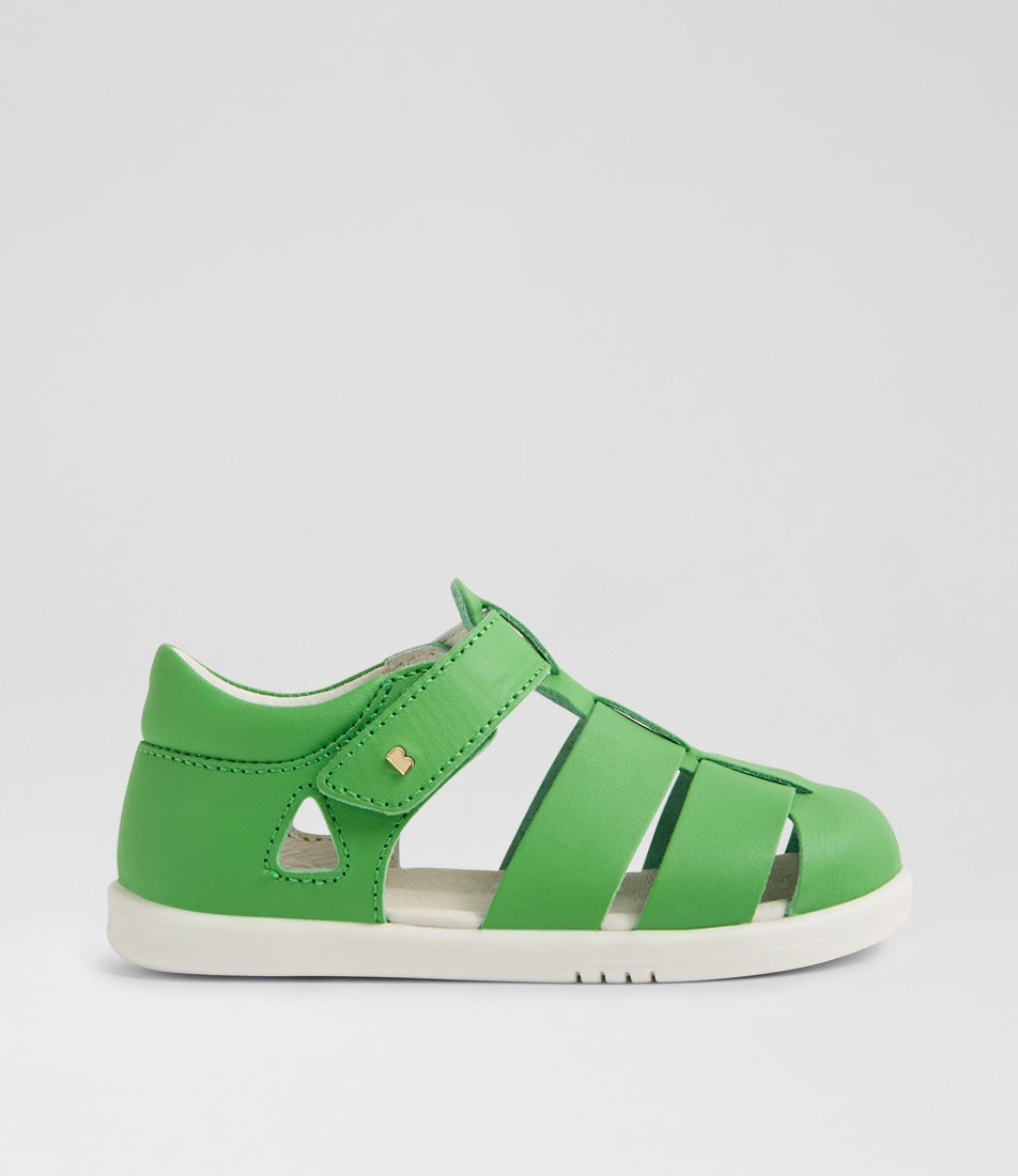 Iw Tidal Toddler Retro Green Leather Sandals