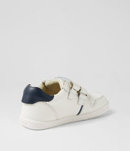 IW RILEY BQ WHITE NAVY LEATHER