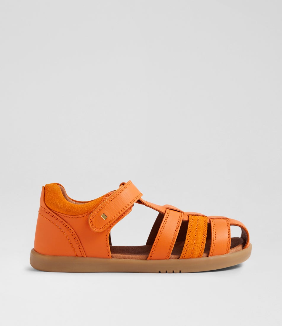 Kp Roam Junior Orange Peel Leather Flat Shoes