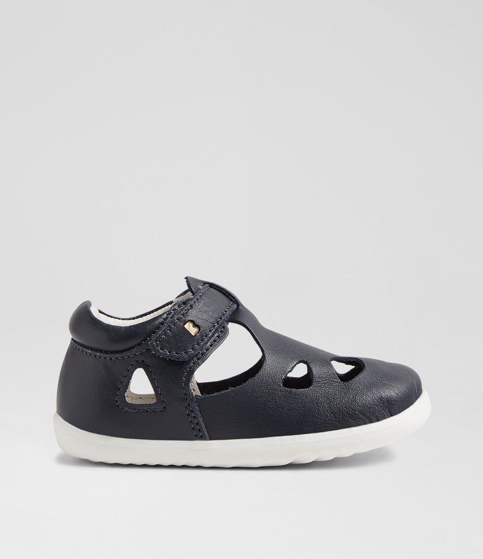 Su Zap 2 Infant Navy Leather Flat Shoes Su Zap 2 Infant Navy Leather Flat Shoes