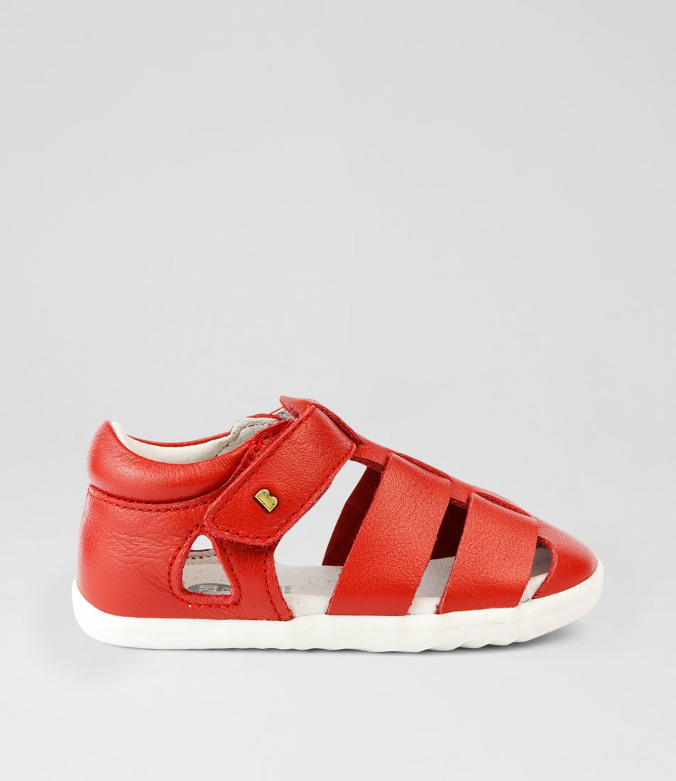 Su Tidal Infant Red Leather Flat Shoes Su Tidal Infant Red Leather Flat Shoes