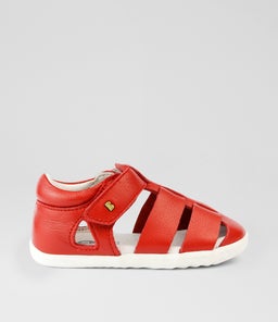 Su Tidal Infant Red Leather Flat Shoes Su Tidal Infant Red Leather Flat Shoes