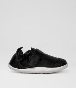 Xp Go Infant Black Leather Flat Shoes Xp Go Infant Black Leather Flat Shoes