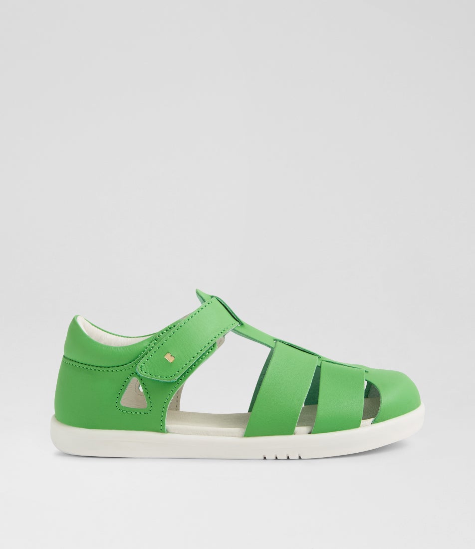 Kp Tidal Junior Retro Green Leather Sandals Kp Tidal Junior Retro Green Leather Sandals