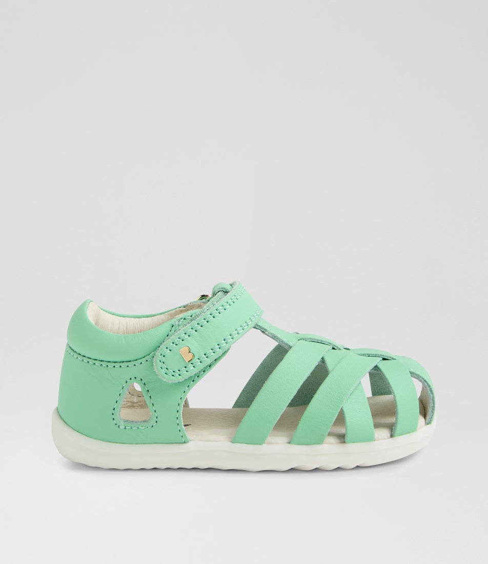 Su Tropicana 2 Infant Jelly Mint Leather Flat Shoes Su Tropicana 2 Infant Jelly Mint Leather Flat Shoes