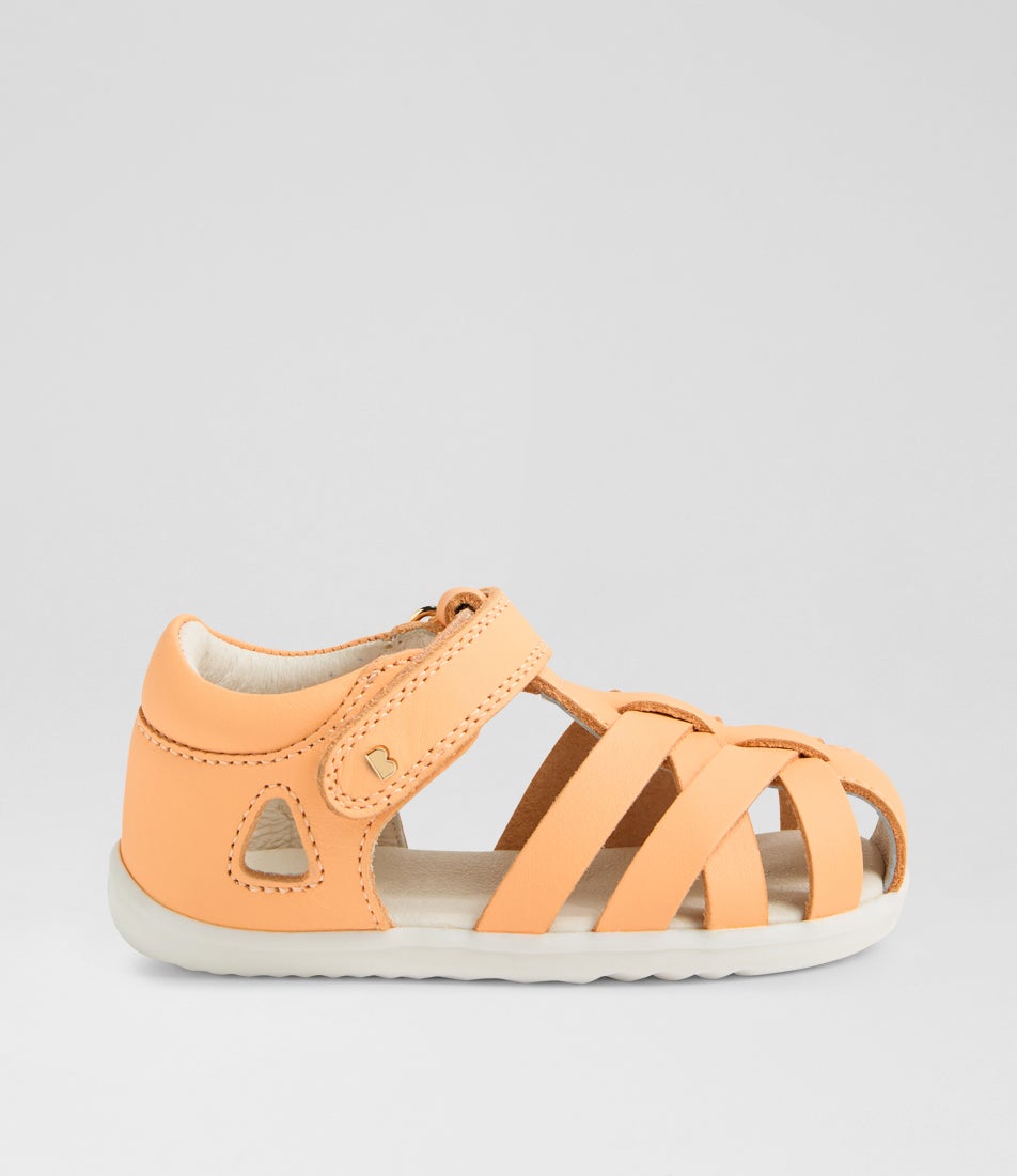 Su Tropicana 2 Infant Peach Jelly Leather Flat Shoes Su Tropicana 2 Infant Peach Jelly Leather Flat Shoes