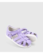Tropicana Ii Tot Lilac Leather Flat Shoes