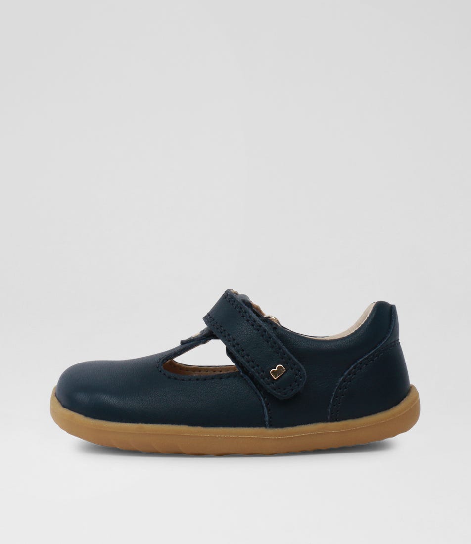 Su Louise Infant Navy Leather Flat Shoes Su Louise Infant Navy Leather Flat Shoes