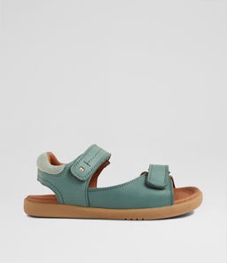 Kp Driftwood Junior Iceberg Green Leather Sandals Kp Driftwood Junior Iceberg Green Leather Sandals