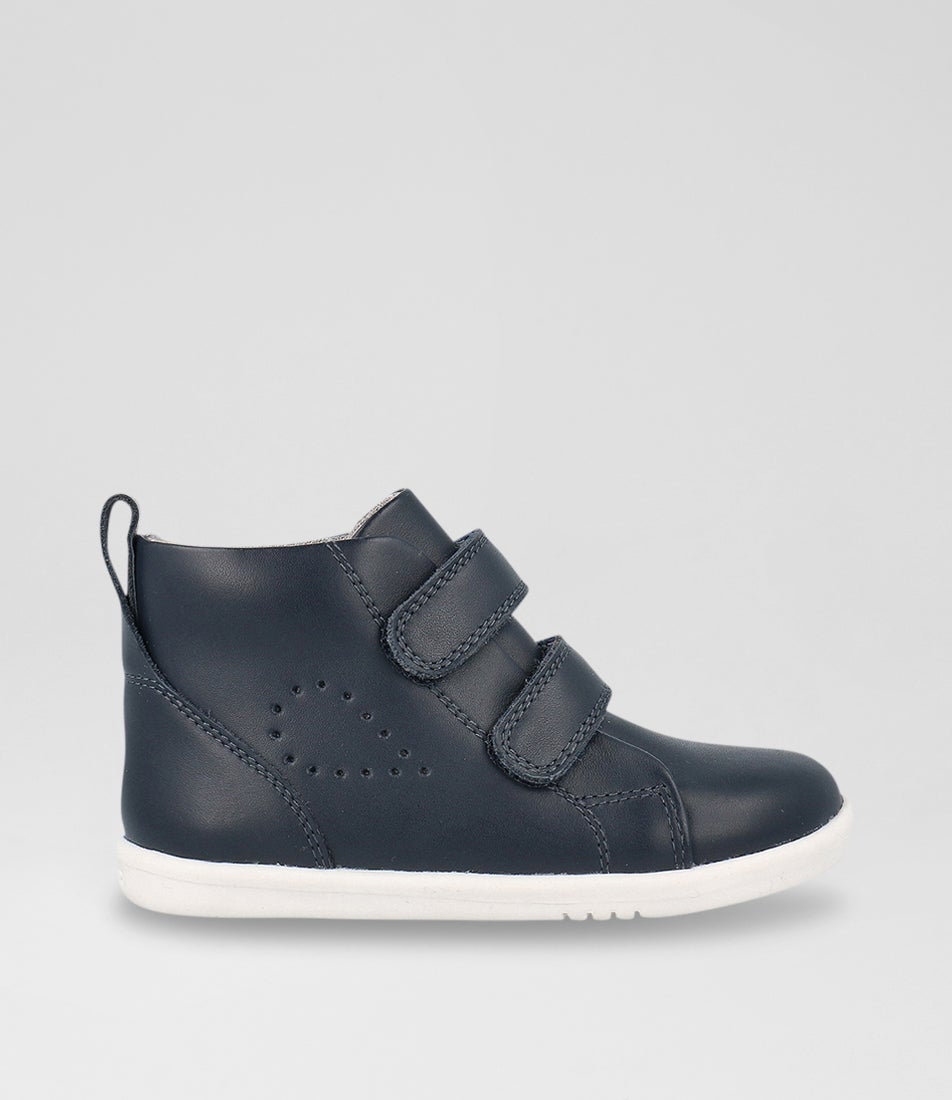 Iw Grass Court High Toddler Navy Leather Ankle Boots