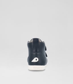 IW GRASS COURT HIGH BQ NAVY LEATHER