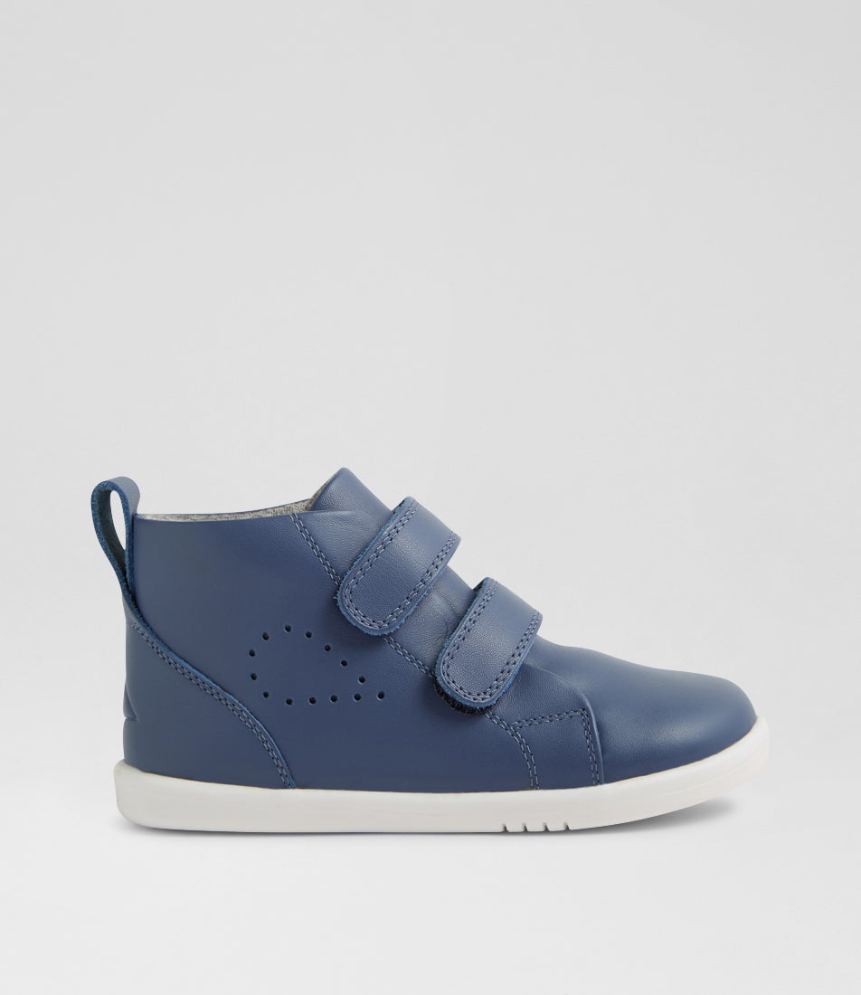 Iw Grass Court High Toddler Vintage Indigo Leather Ankle Boots