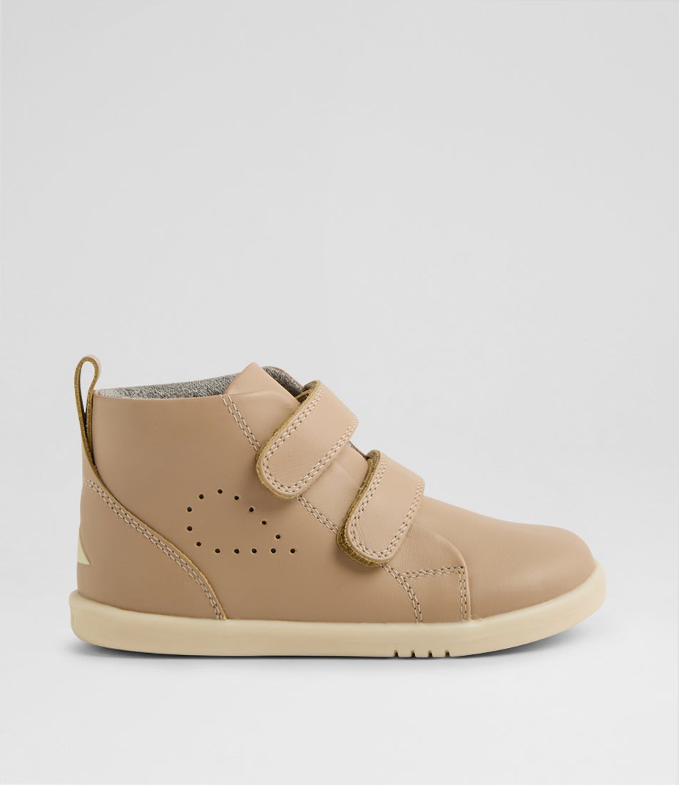 Iw Grass Court High Toddler Warm Taupe Leather Ankle Boots