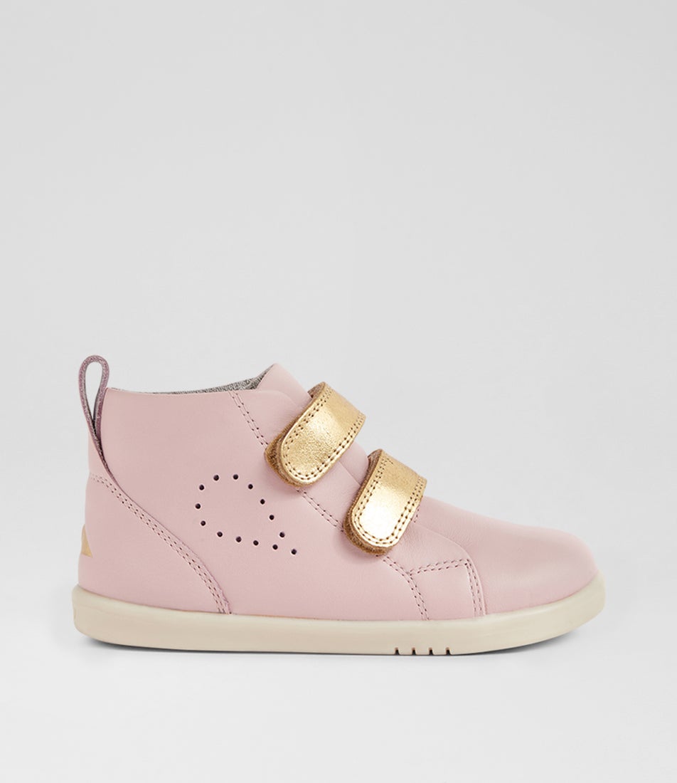 Iw Grass Court High Toddler Ballet Pink Leather Ankle Boots