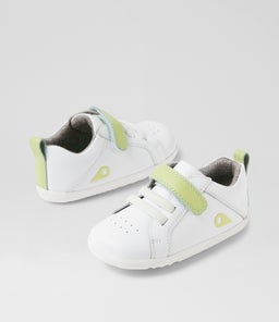 SU PACE BQ OPTICAL WHITE SHADOW LIME LEATHER