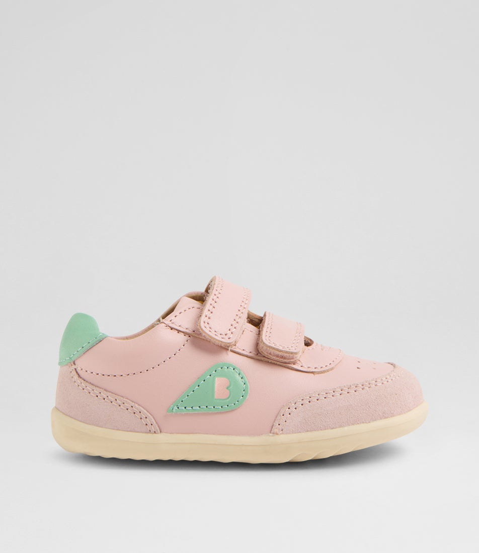 Su Champ Infant Ballet Pink Hemlock Leather Sneakers Su Champ Infant Ballet Pink Hemlock Leather Sneakers
