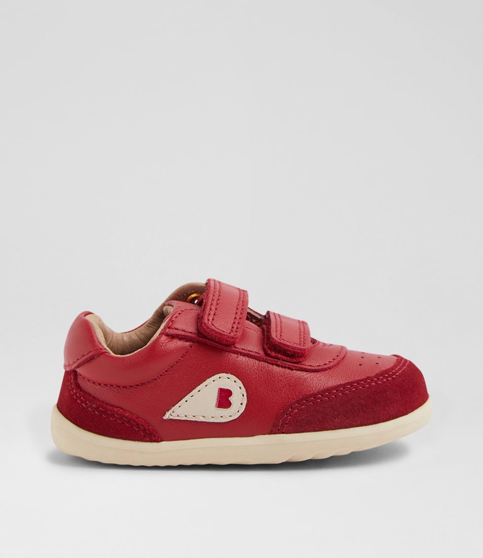 Su Champ Pompeian Red Leather Flat Shoes Su Champ Pompeian Red Leather Flat Shoes