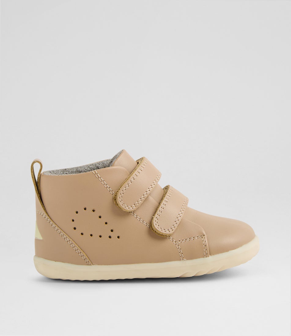 Su Grass Court High Infant Warm Taupe Leather Ankle Boots
