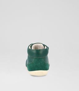 SU CHAMP HIGH BQ DEEP EMERALD CHALK LEATHER