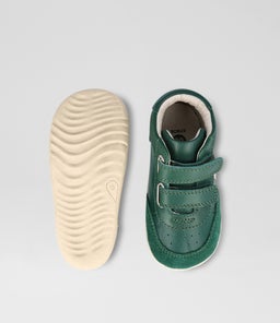 SU CHAMP HIGH BQ DEEP EMERALD CHALK LEATHER