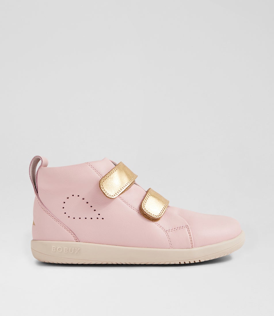 Kp Grass Court High Junior Ballet Pink Leather Ankle Boots