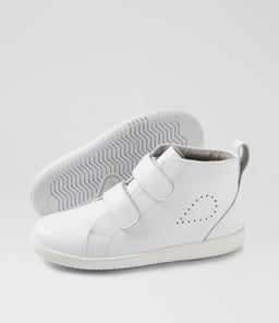 KP GRASS COURT HIGH BQ OPTICAL WHITE LEATHER