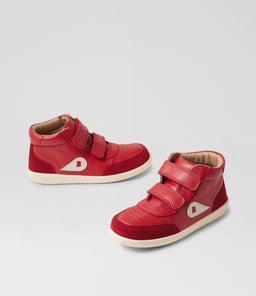 KP CHAMP HIGH BQ POMPEIAN RED LEATHER