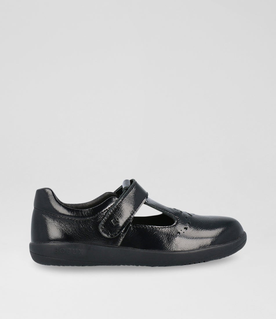 Kp Flurry Black Patent Leather Flat Shoes