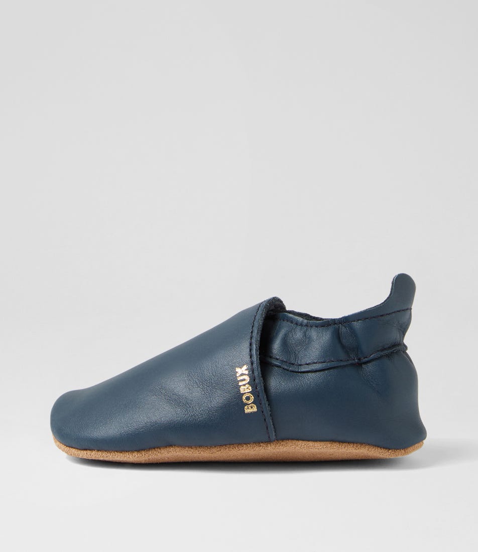 Ss Simple Shoe Infant Navy Leather Flat Shoes Ss Simple Shoe Infant Navy Leather Flat Shoes