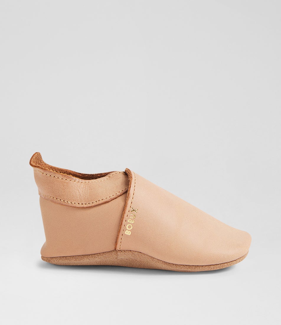 Ss Simple Shoe Infant Caramel Leather Flat Shoes Ss Simple Shoe Infant Caramel Leather Flat Shoes