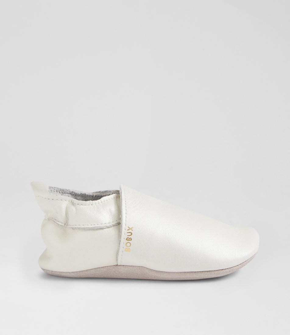 Ss Simple Infant Pearl Leather Flat Shoes Ss Simple Infant Pearl Leather Flat Shoes
