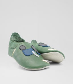 SS TRACKS BQ OLIVE LEATHER