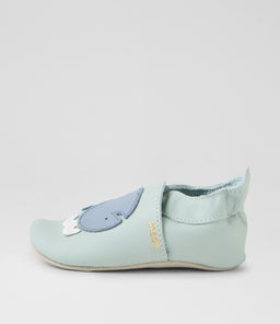 SS MOBY BQ SKY GREY LEATHER