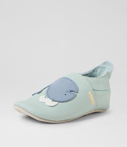 SS MOBY BQ SKY GREY LEATHER