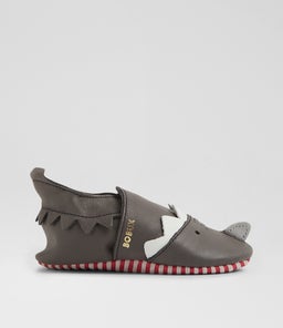 SS FIN BQ CHARCOAL LEATHER