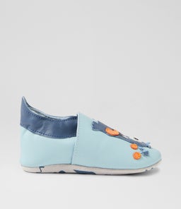 SS MESSY MONSTER BQ CELESTIAL BLUE LEATHER