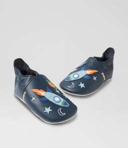 SS COSMIC ROCKET BQ NAVY LEATHER