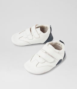 SS PITCH BQ WHITE NAVY LEATHER