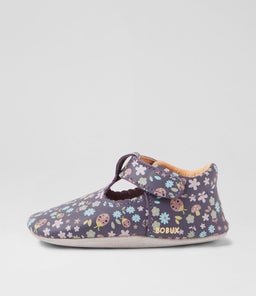 SS MEADOW BQ GRAPE FLORAL LEATHER