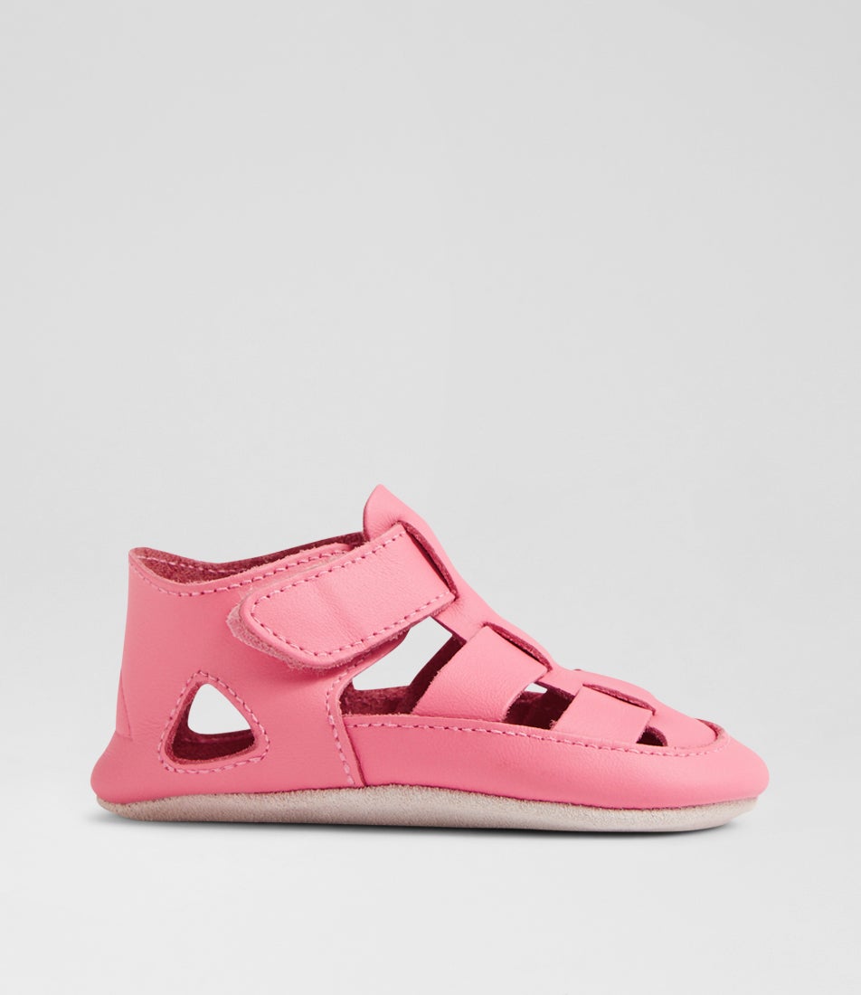 Ss Tidal Mini Infant Pink Lemonade Leather Flat Shoes Ss Tidal Mini Infant Pink Lemonade Leather Flat Shoes