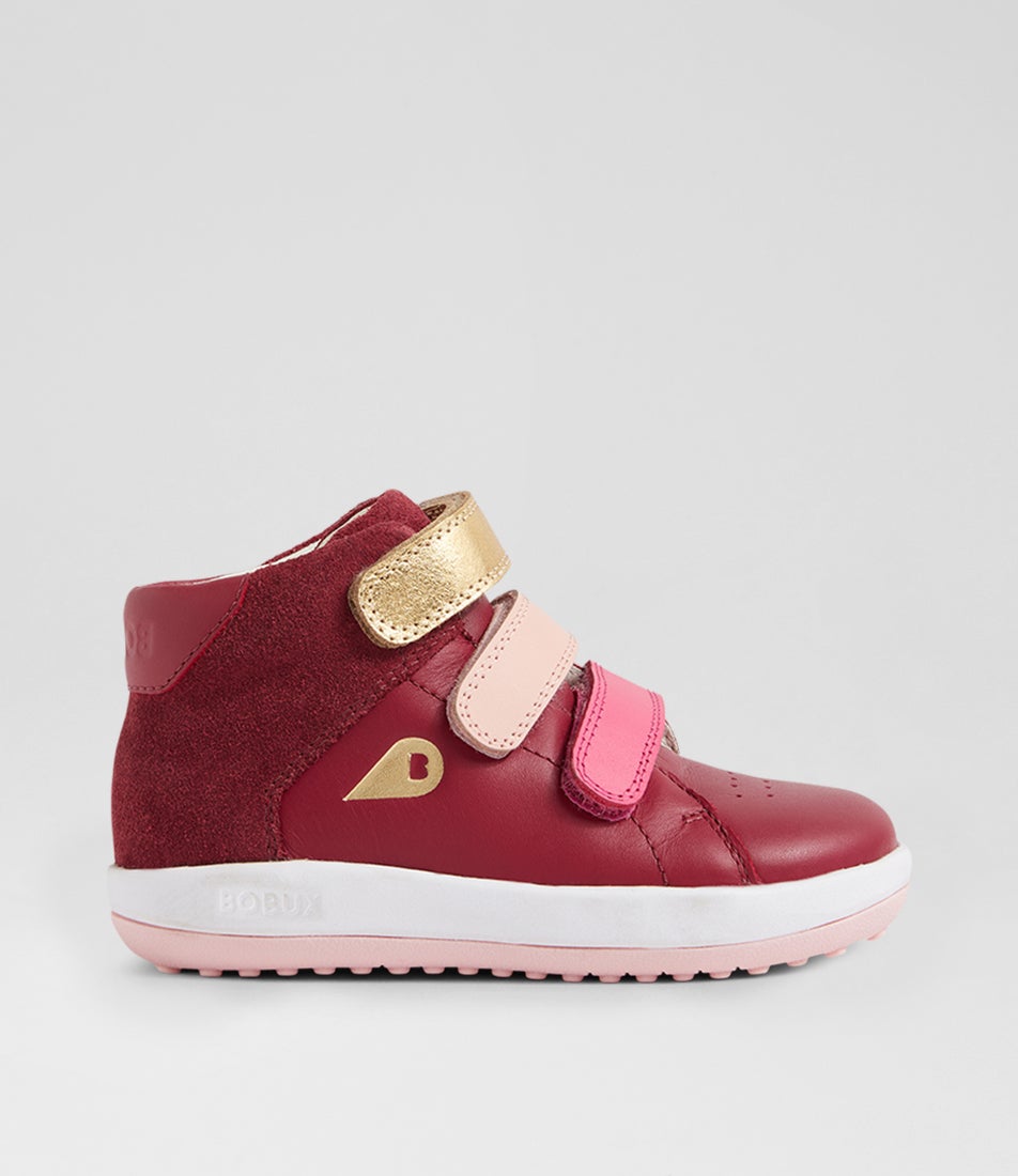 Iw Gamepoint Cranberry Leather Ankle Boots Iw Gamepoint Cranberry Leather Ankle Boots